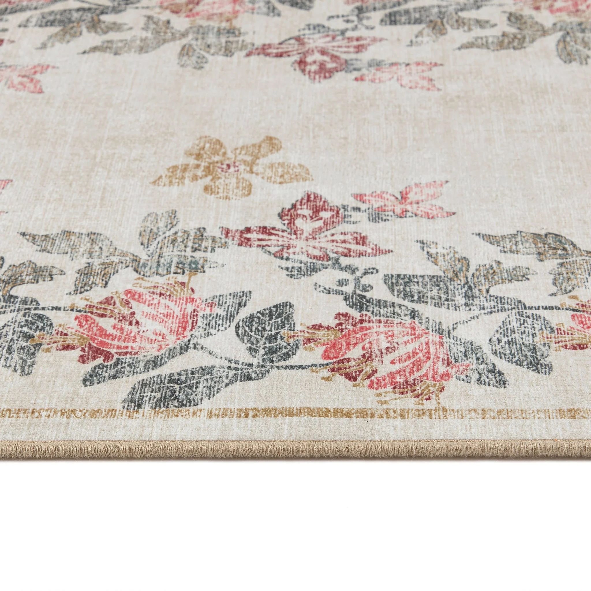 Botanical Border Eco-Washable Rug - Image 4