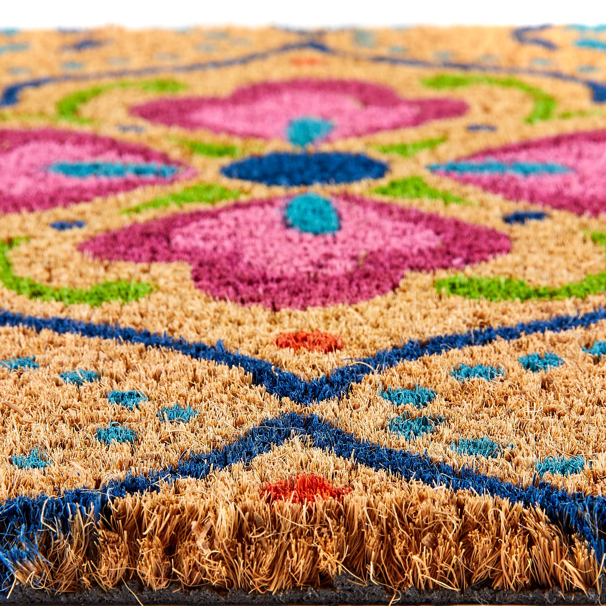 Bright Tile Coir Doormat - Image 3