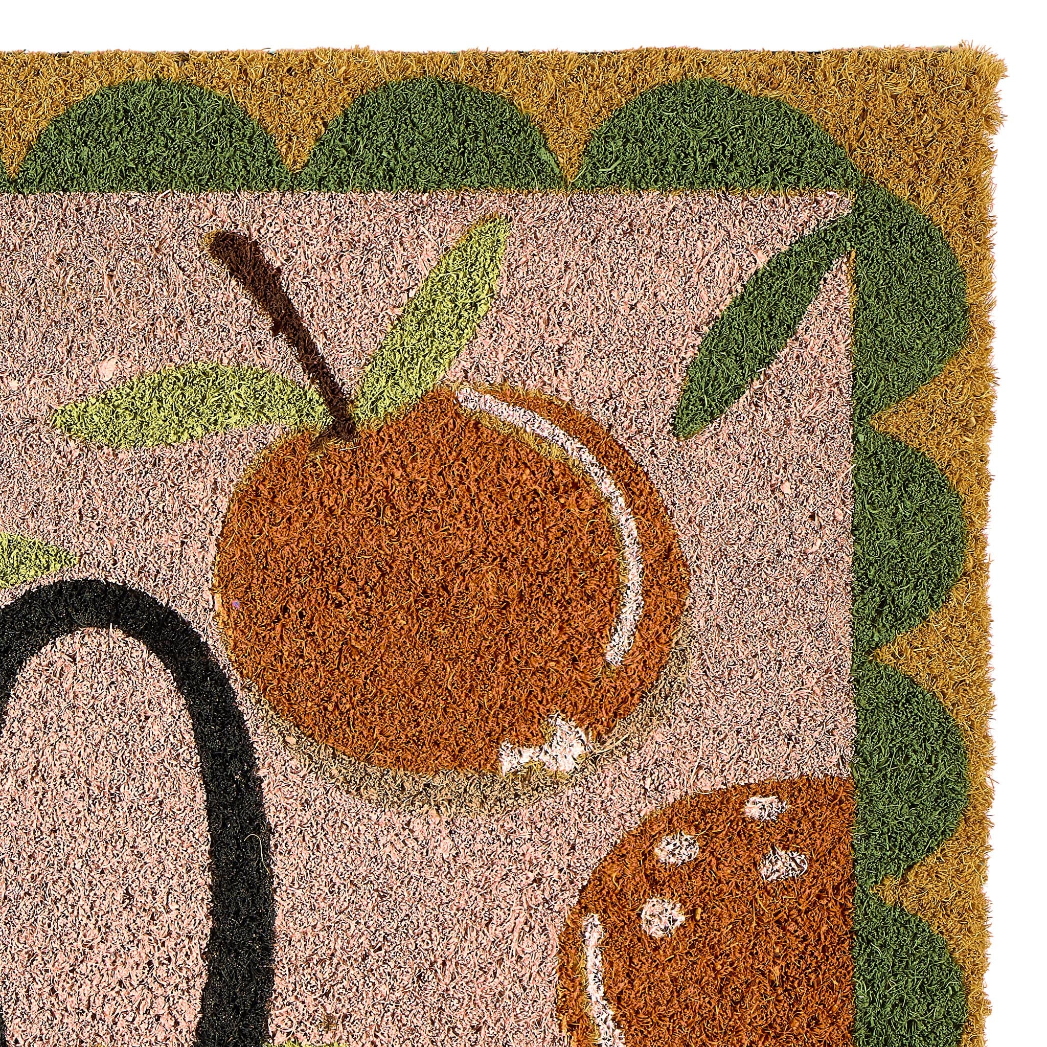 Ciao Orange Coir Doormat - Image 3