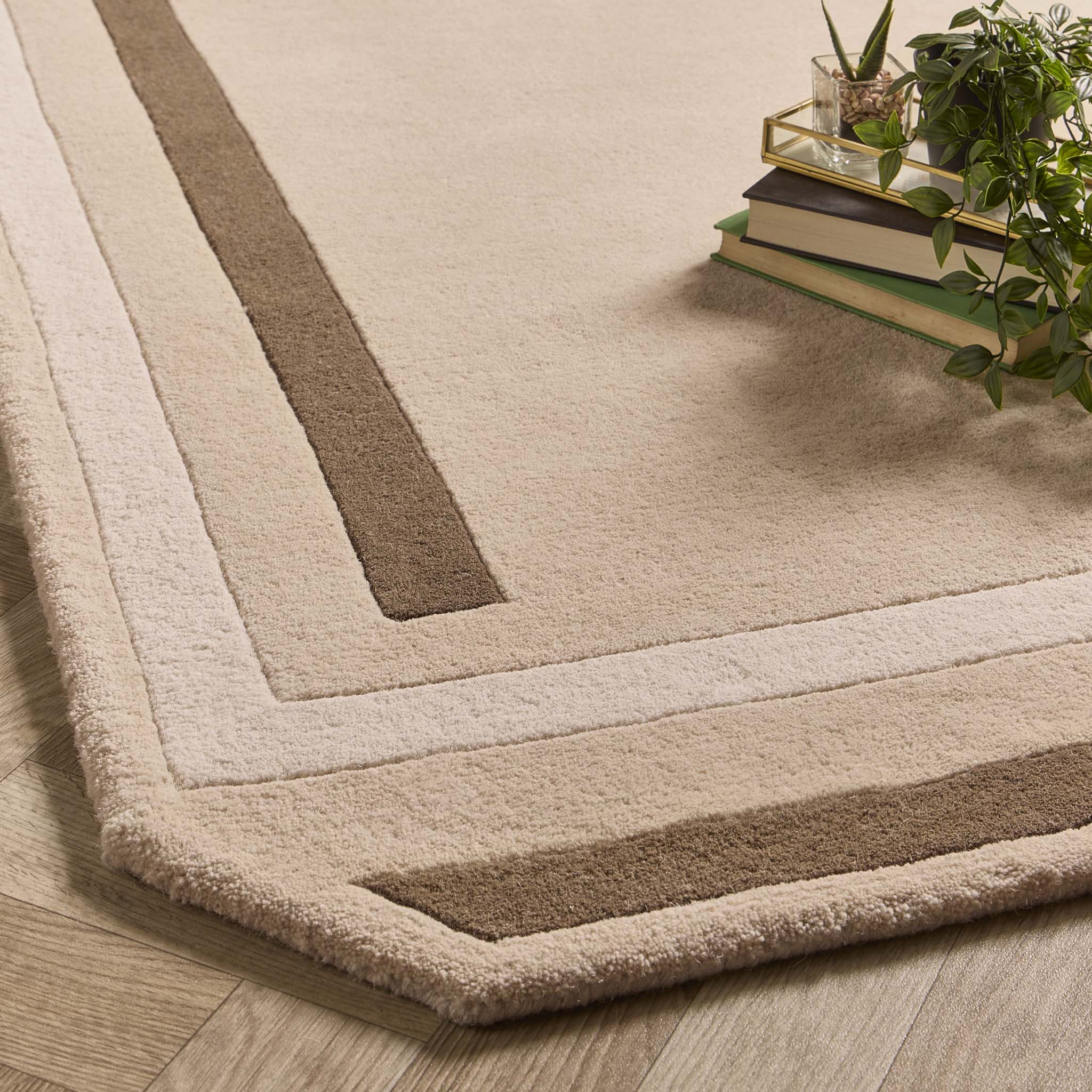 Contour Rug Beige/Brown - Image 3