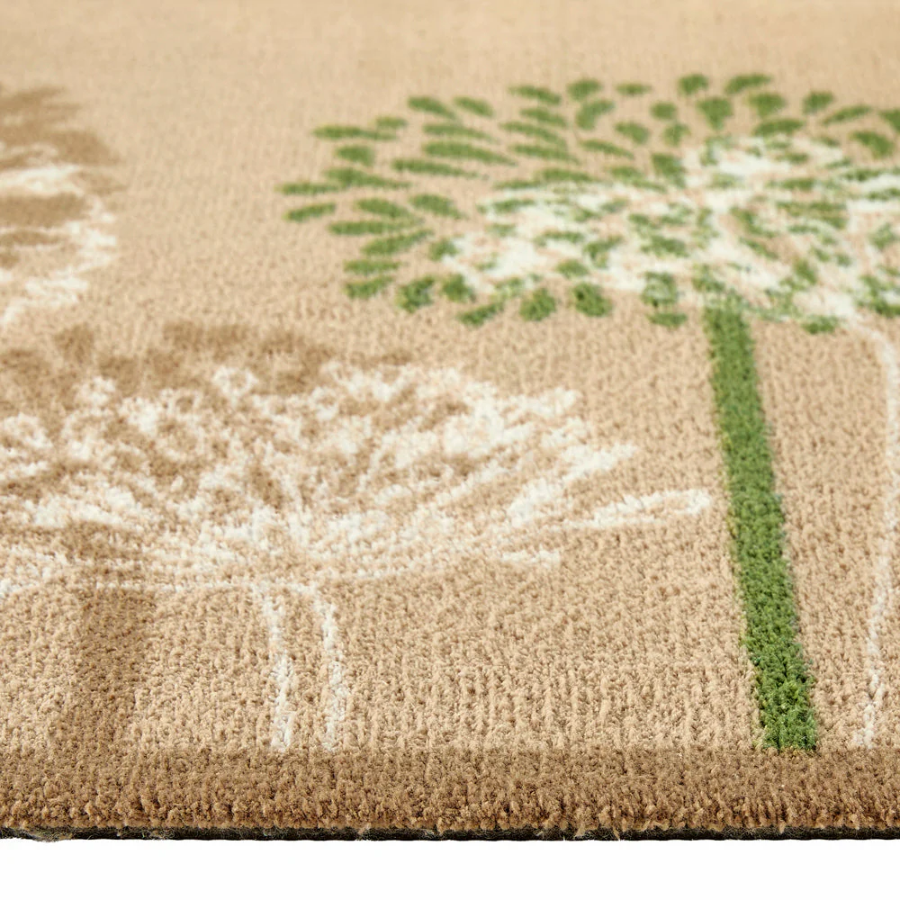 Dandelions Beige Washable Doormat - Image 3