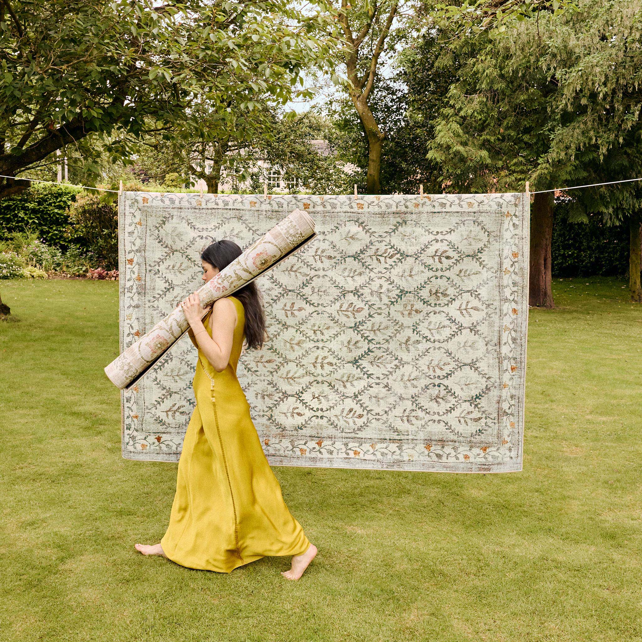 English Garden Eco-Washable Rug - Image 4