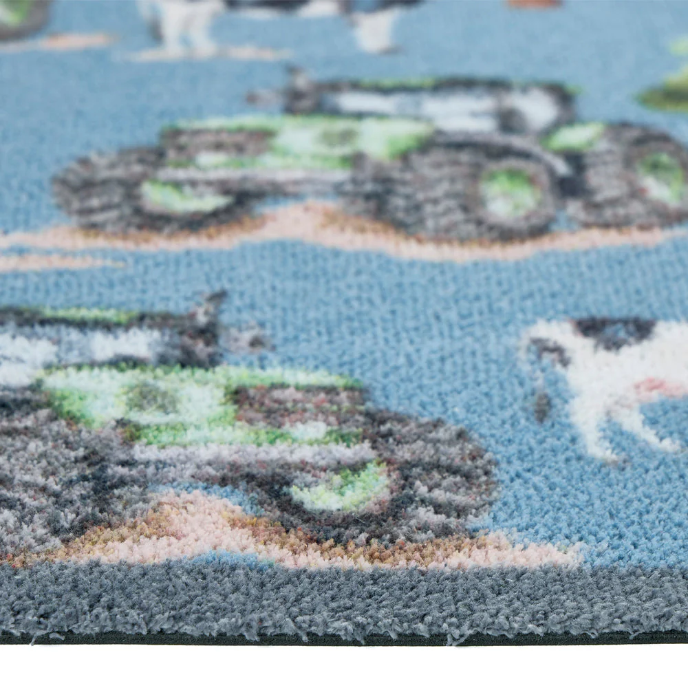 Farmyard Tractors & Cows Doormat - Image 4