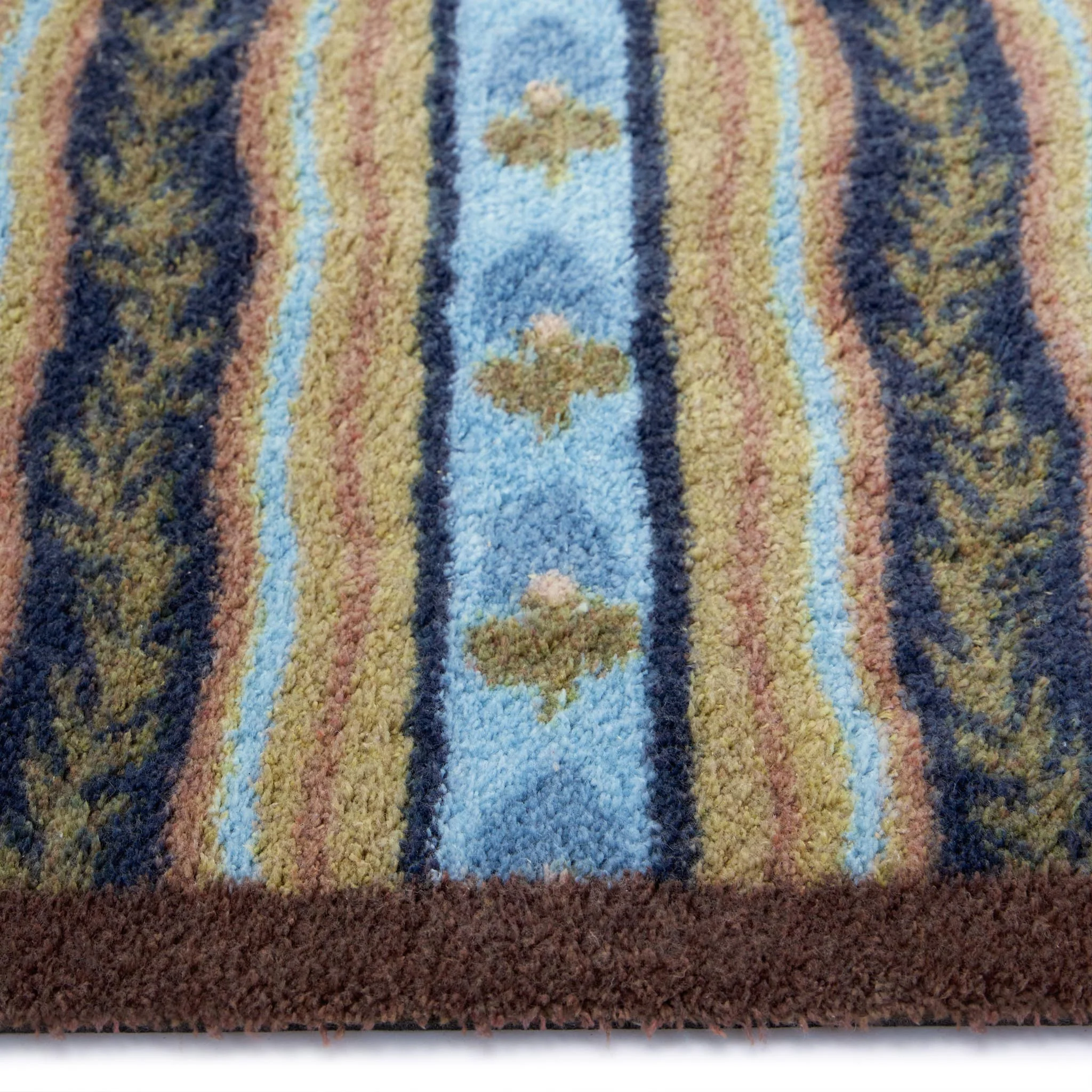 Floral Ribbon Motif Washable Doormat - Image 3