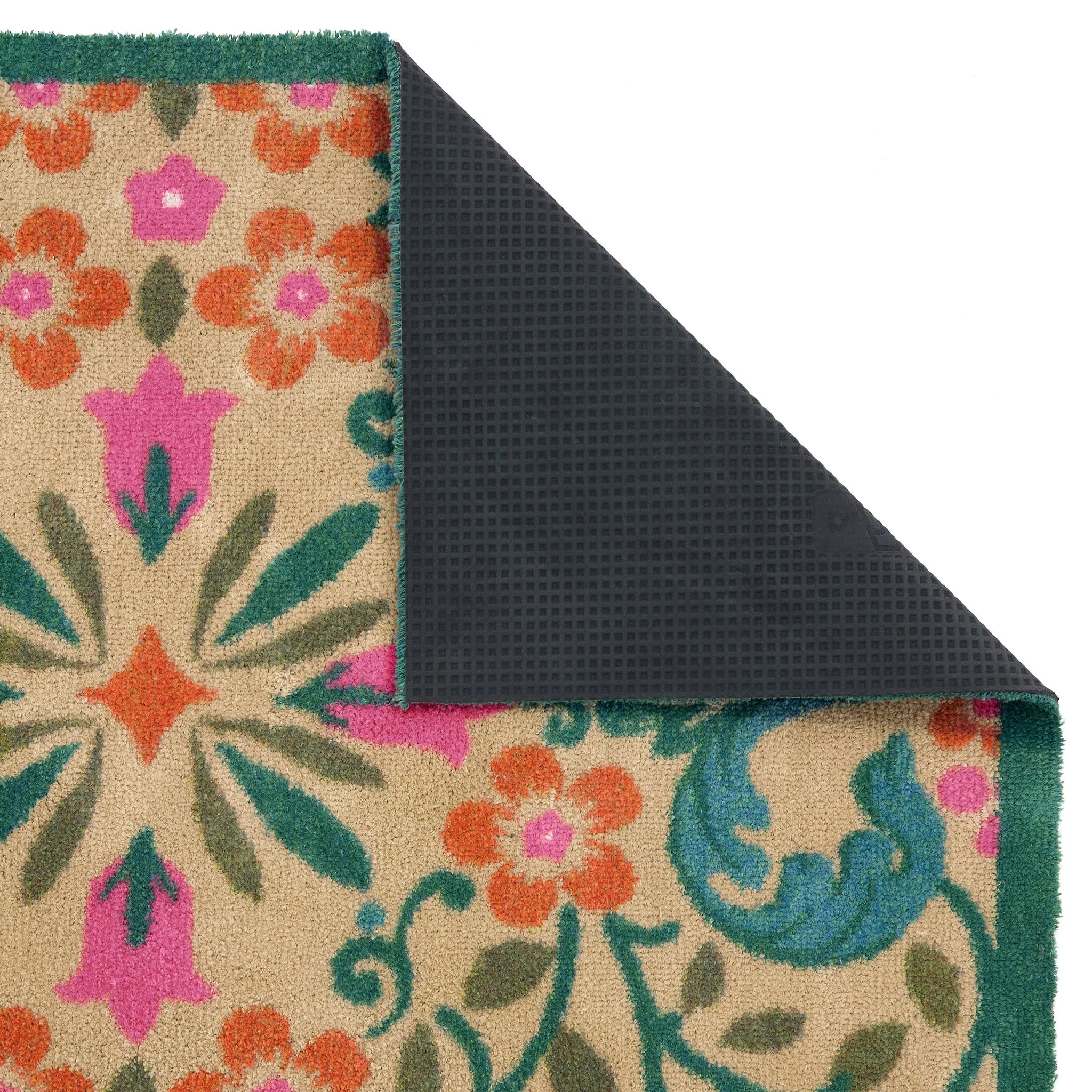 Folk Floral Washable Doormat - Image 3