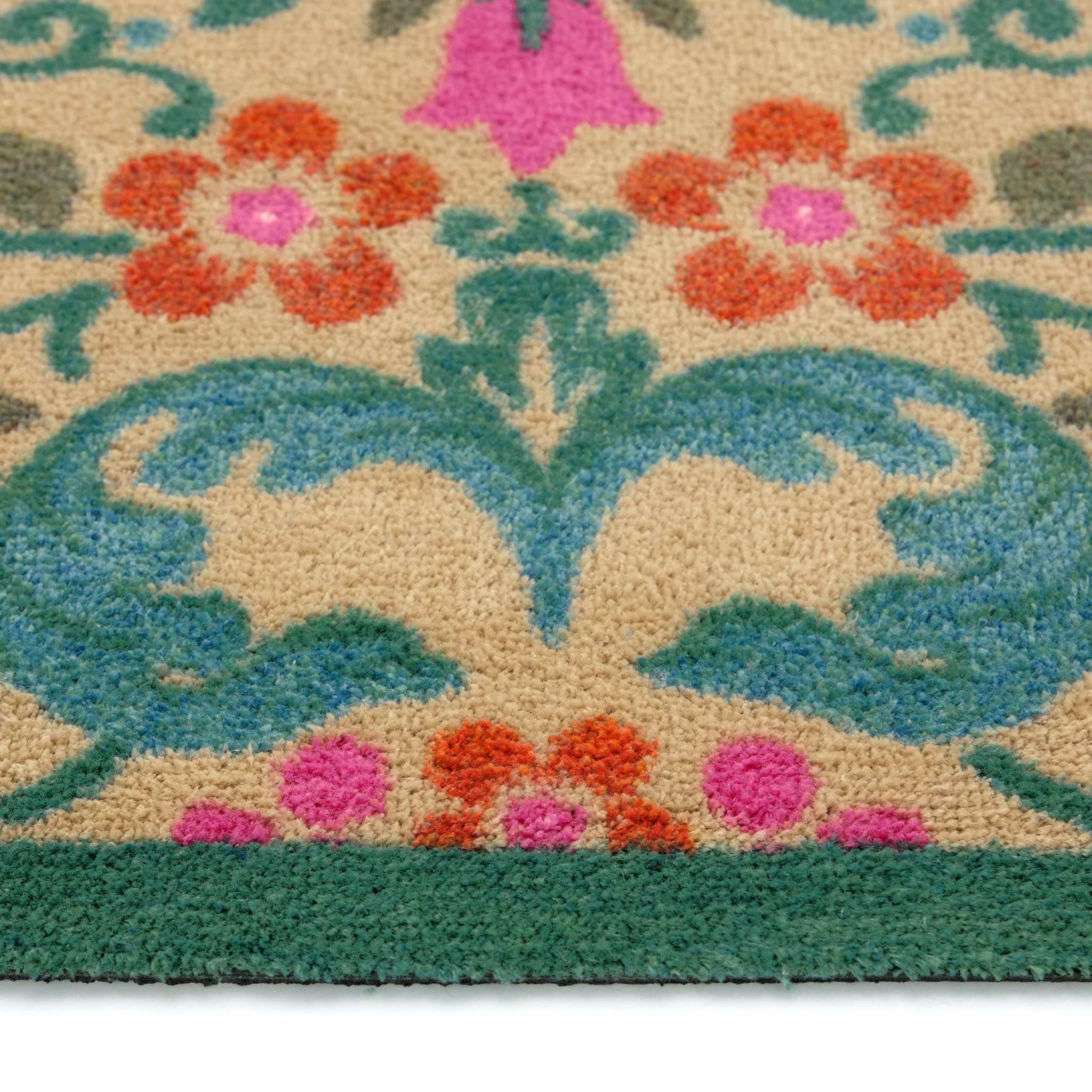 Folk Floral Washable Doormat - Image 4