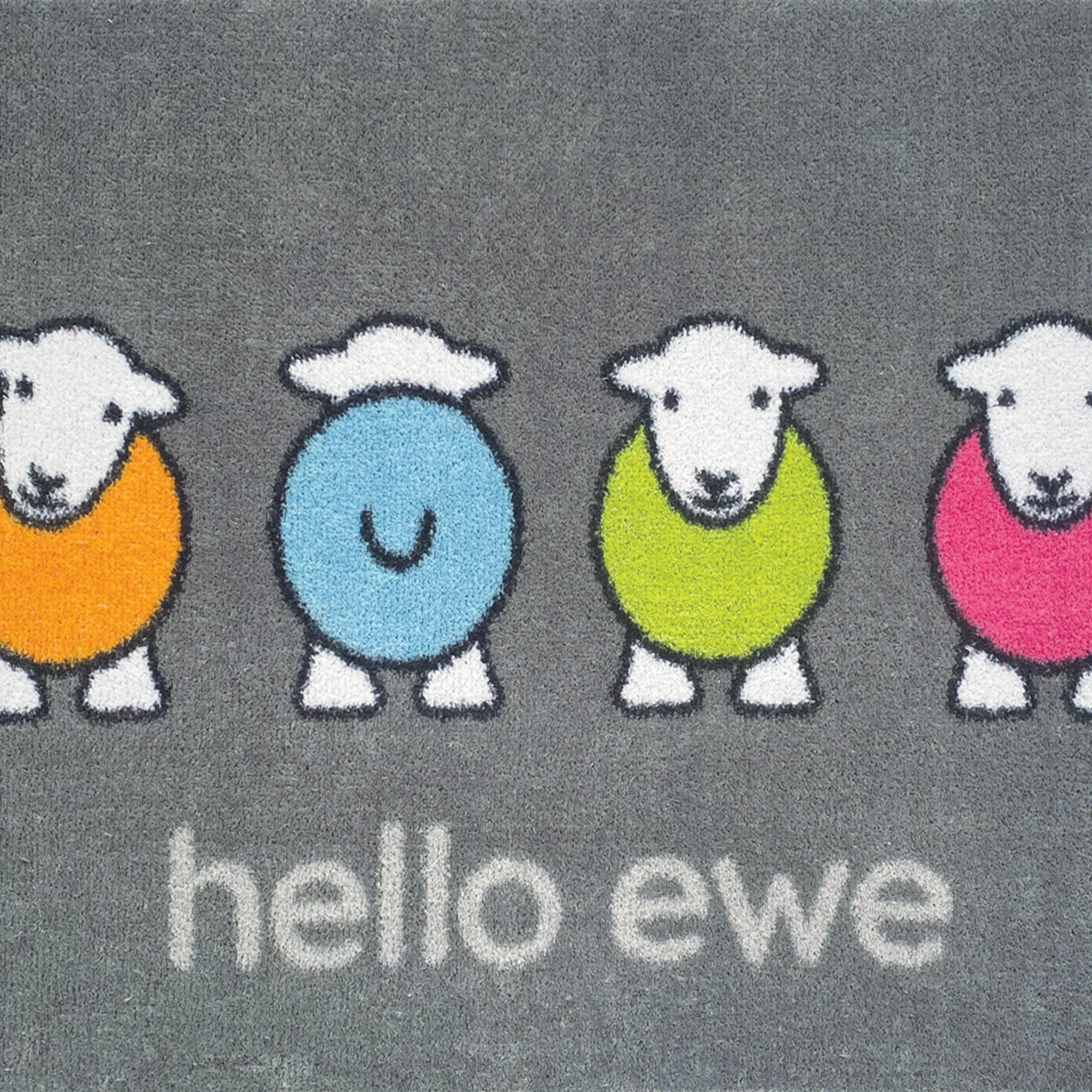 Hello Ewe Herdy Washable Doormat - Image 5