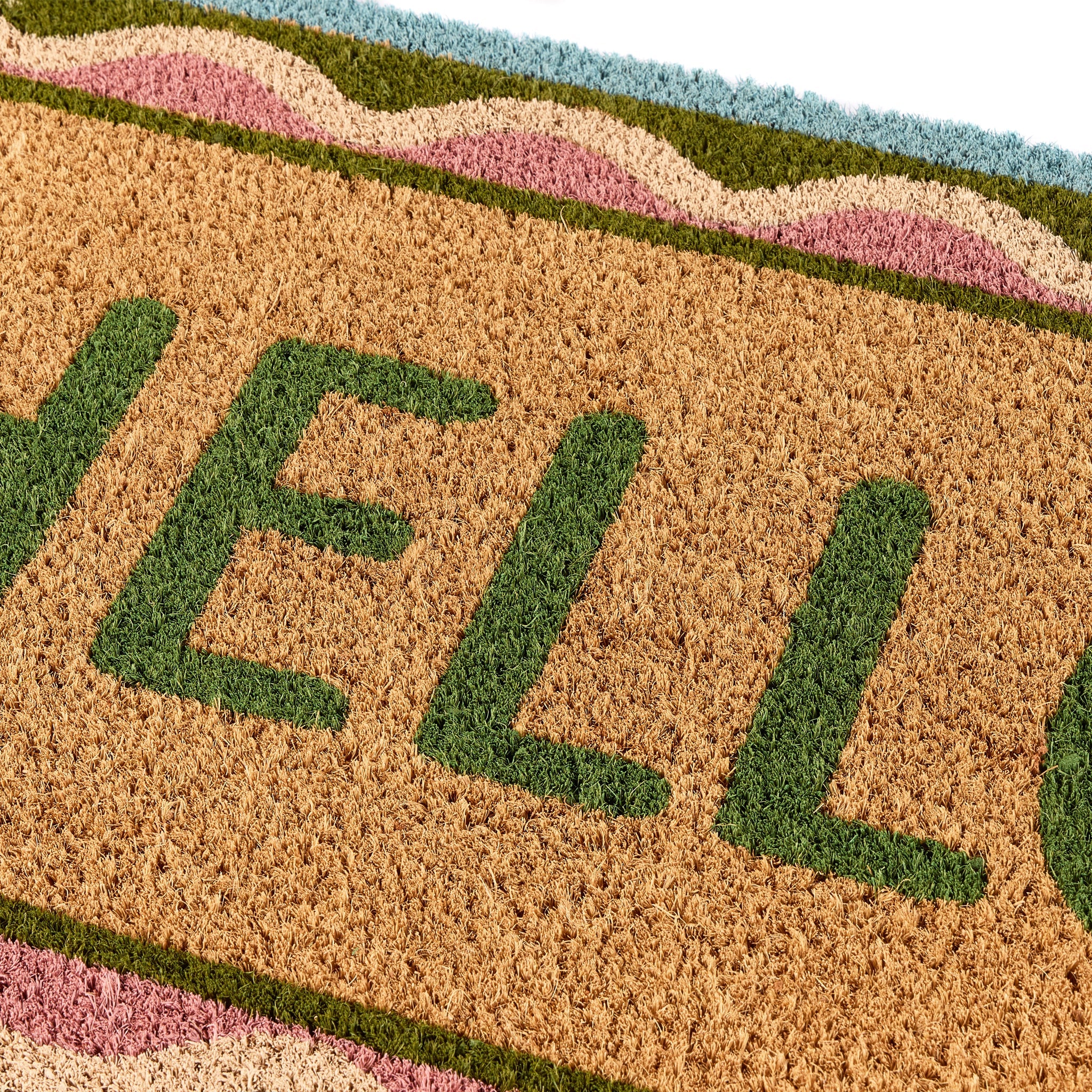 Hello Scallop Coir Doormat - Image 4