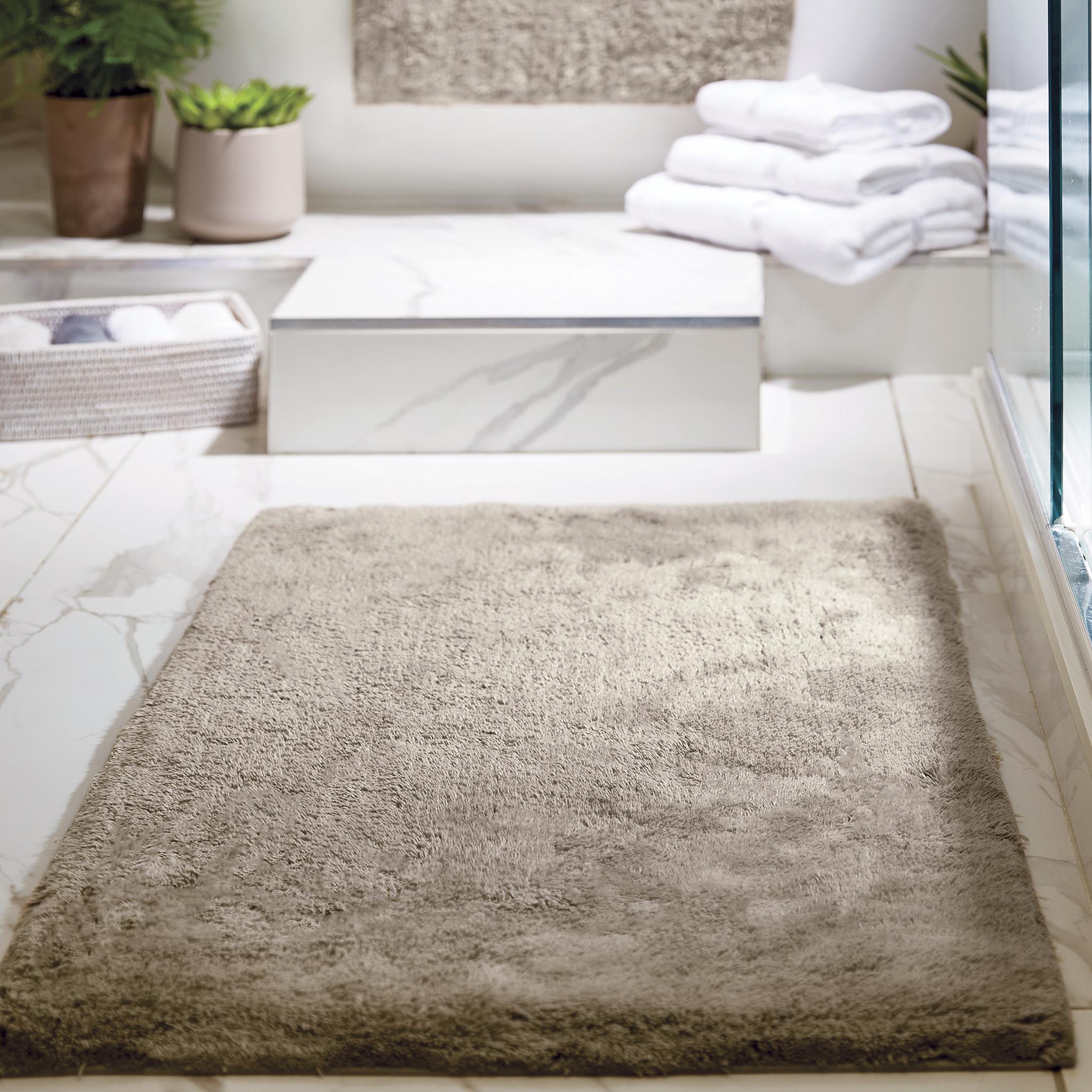 Bamboo Plain Latte Bathmat - Image 3