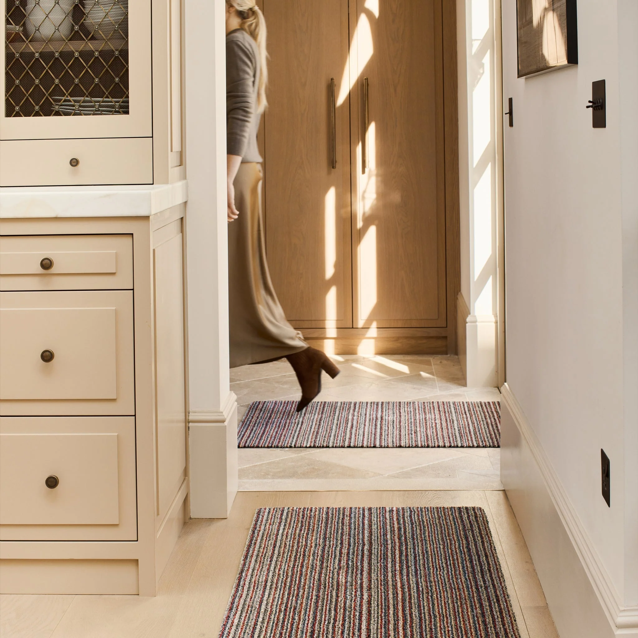 Candy Stripe Washable Doormat - Image 3