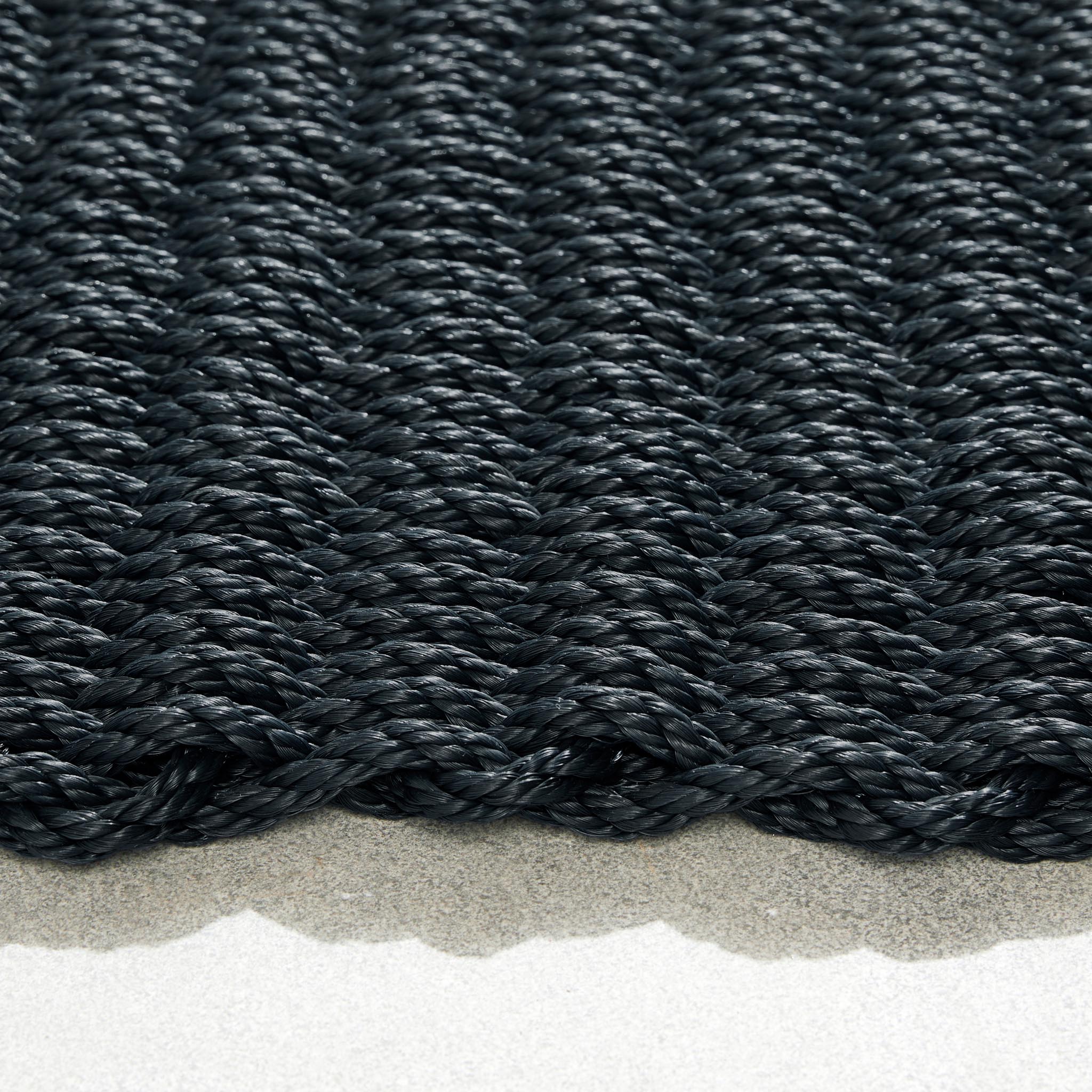 Outdoor Rope Mat Black - Image 3