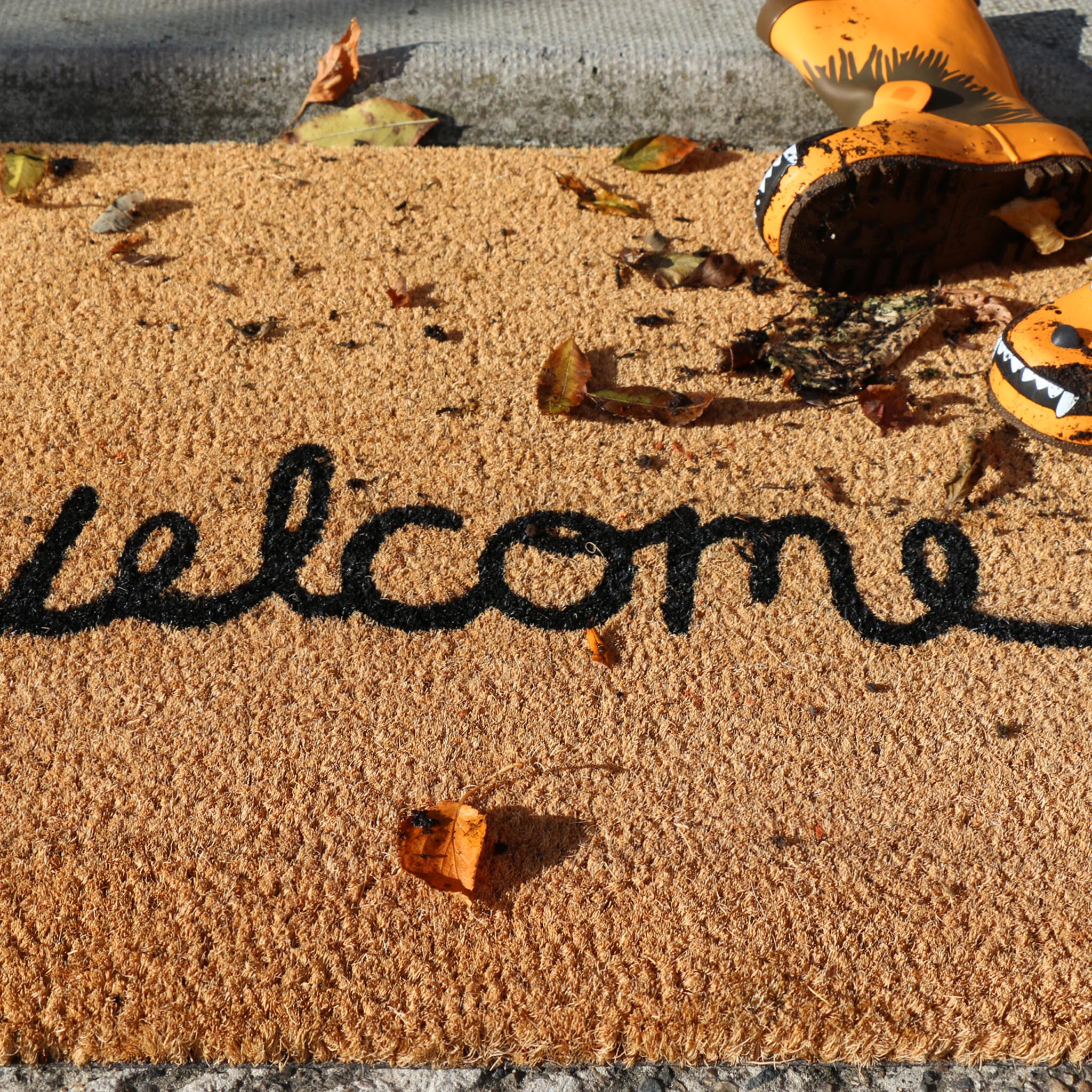 Printed Coir Welcome Doormat - Image 3