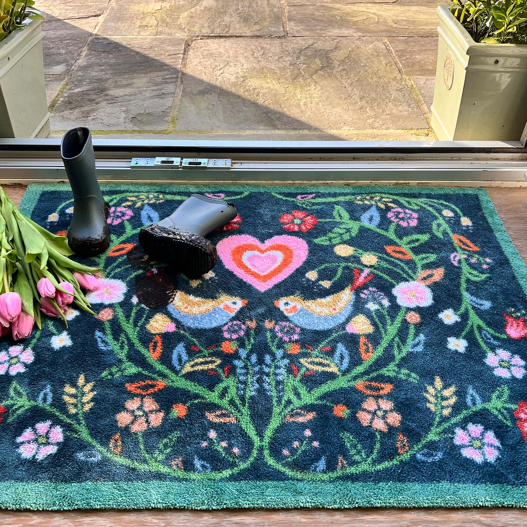 Nature 35 Love Birds Washable Doormat - Image 3