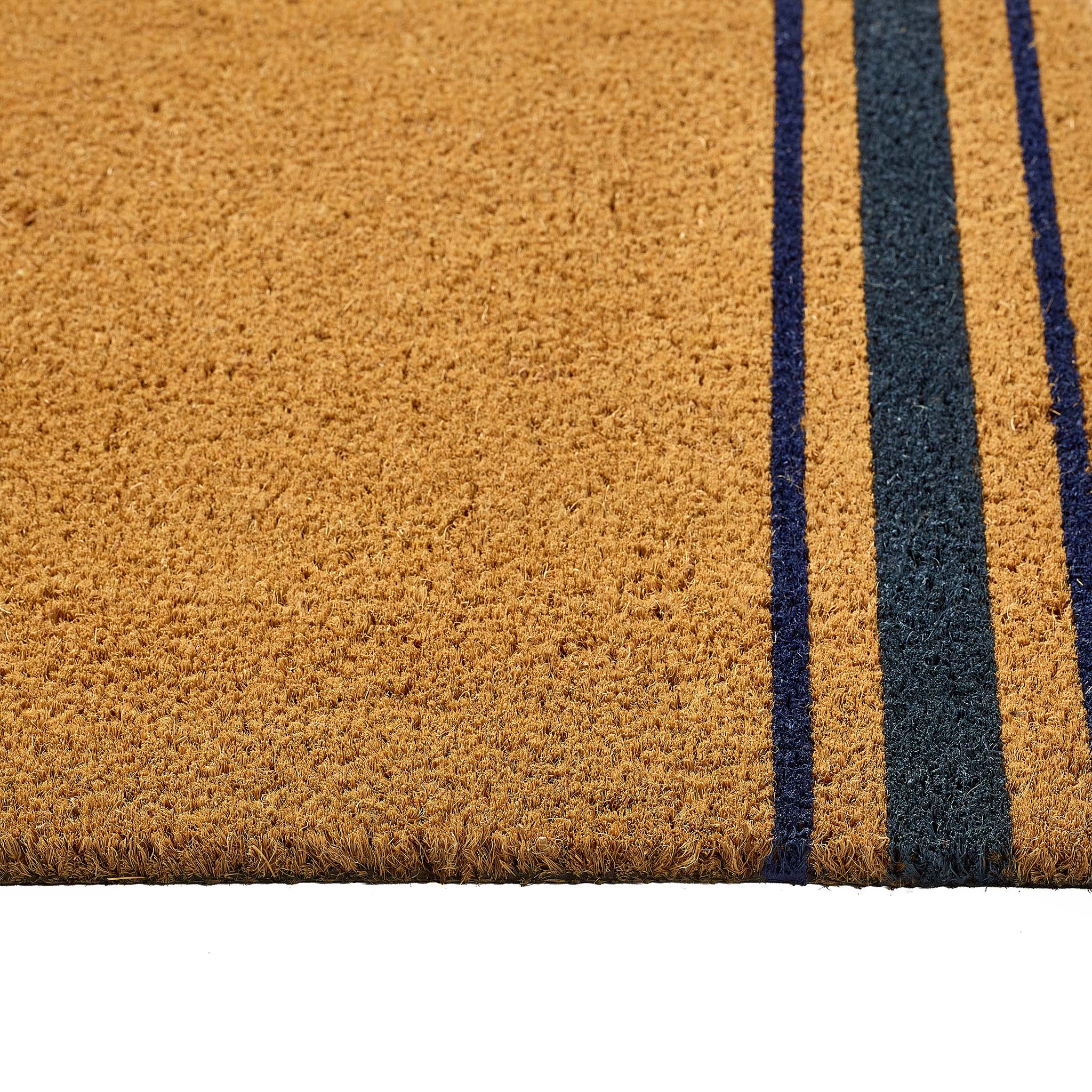 Navy Border Stripe Coir Doormat - Image 3
