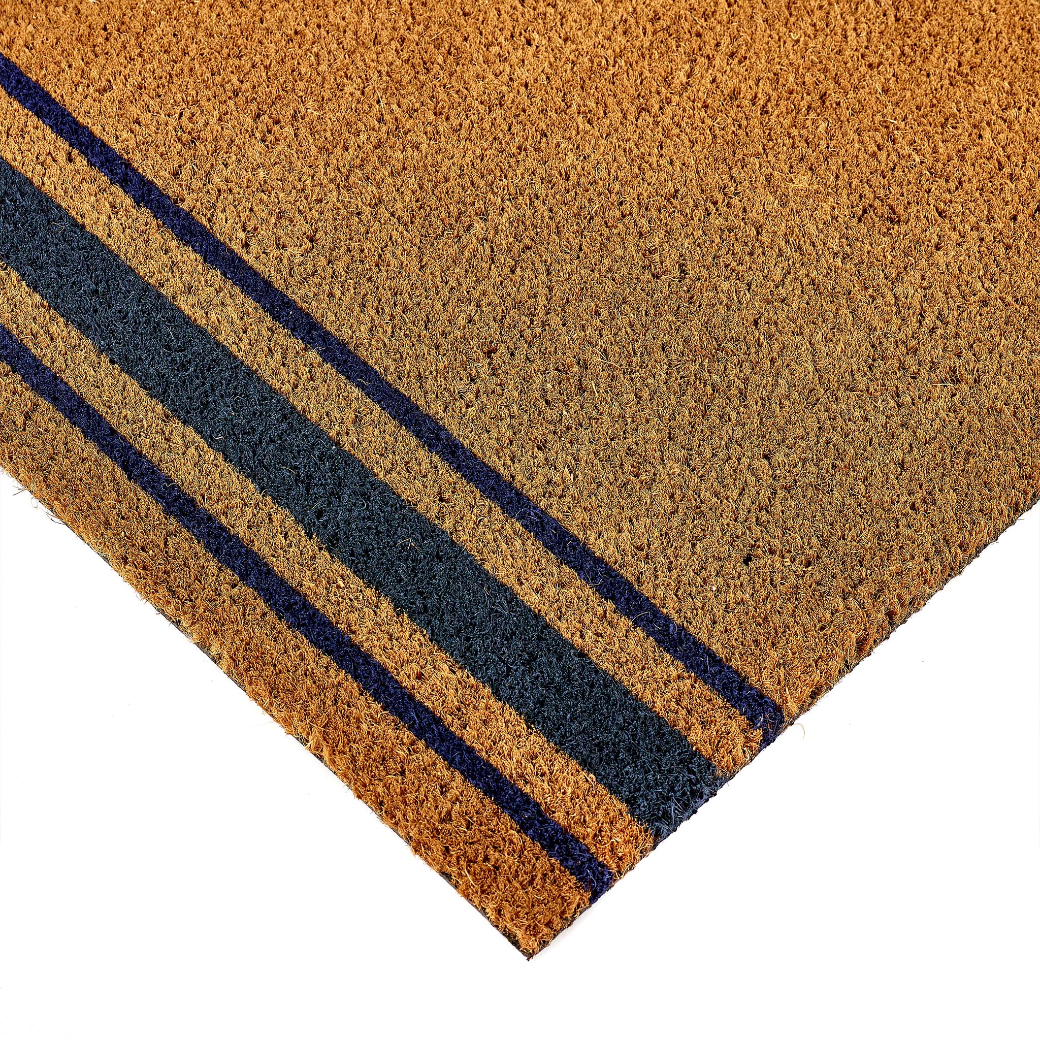 Navy Border Stripe Coir Doormat - Image 4