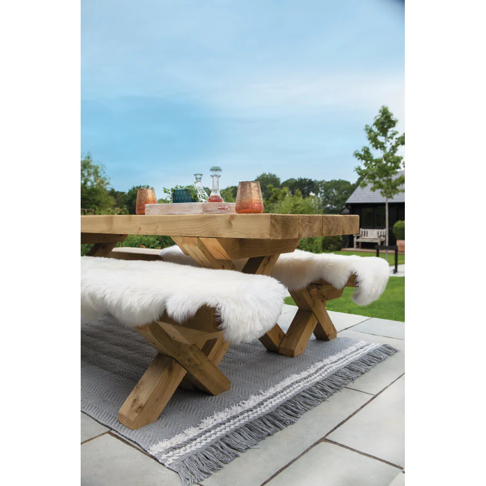 Genuine Sheepskin Rug Natural - Image 6