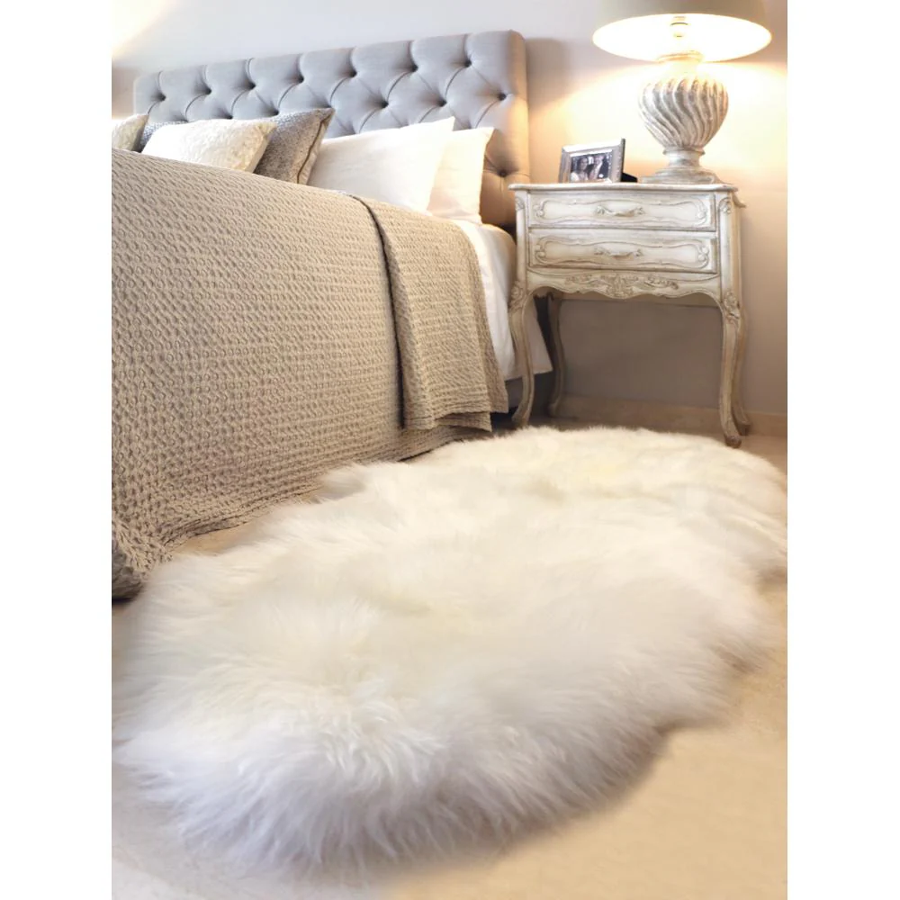 Genuine Sheepskin Rug Natural - Image 9