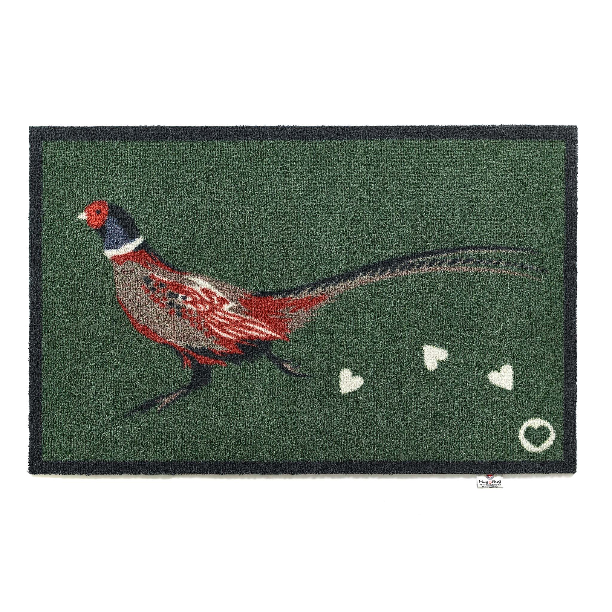 Pheasant Green 2 Washable Doormat - Image 5