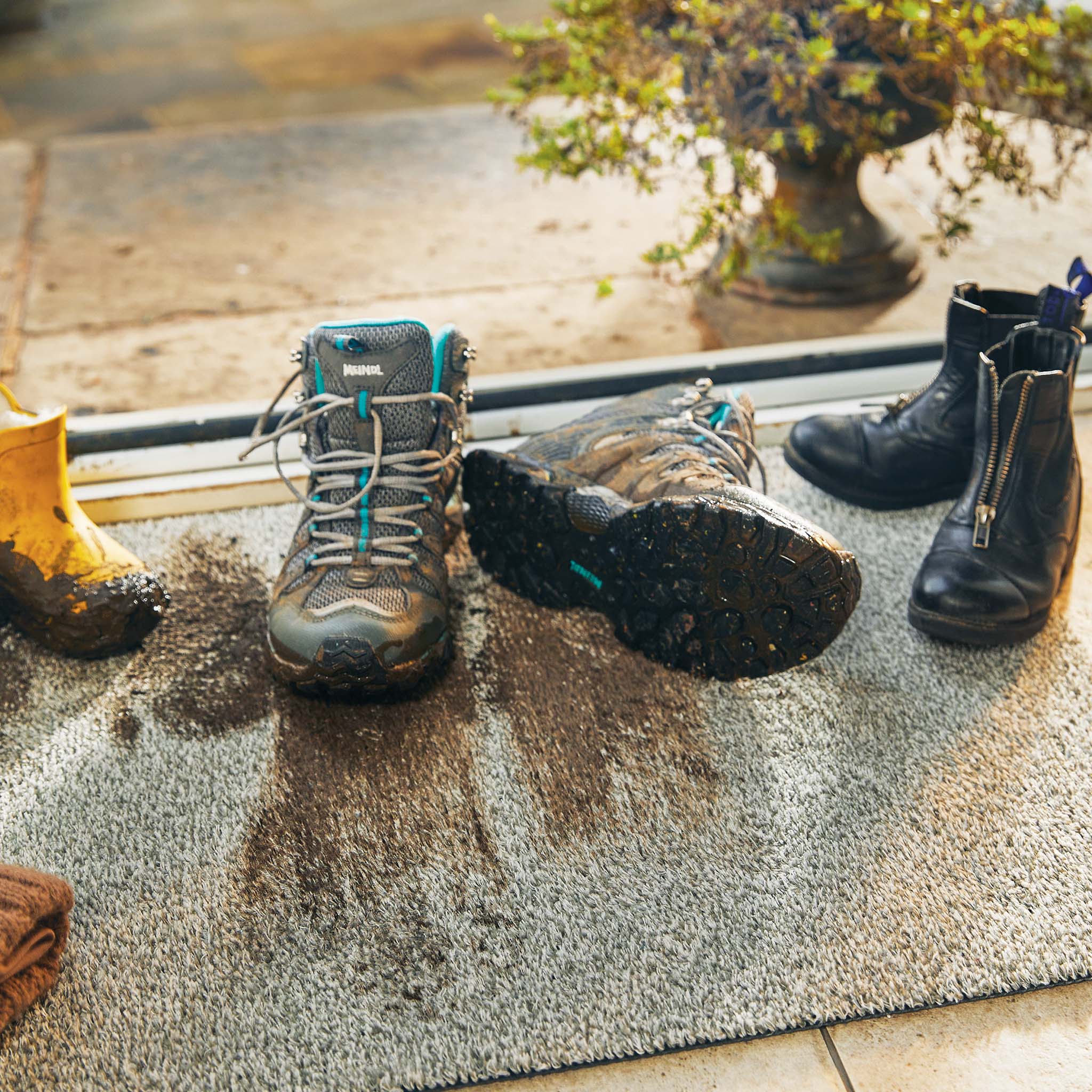Plain Fleck - Soft Green Doormat - Image 3