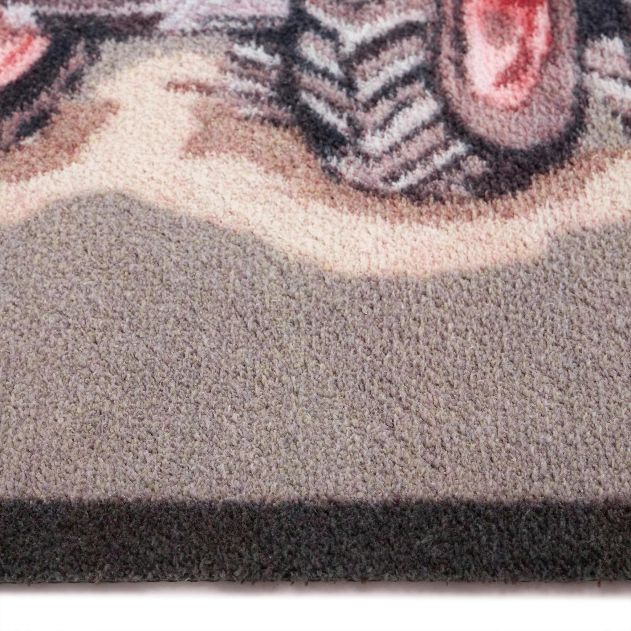 Red Farmyard Tractor Washable Doormat - Image 3