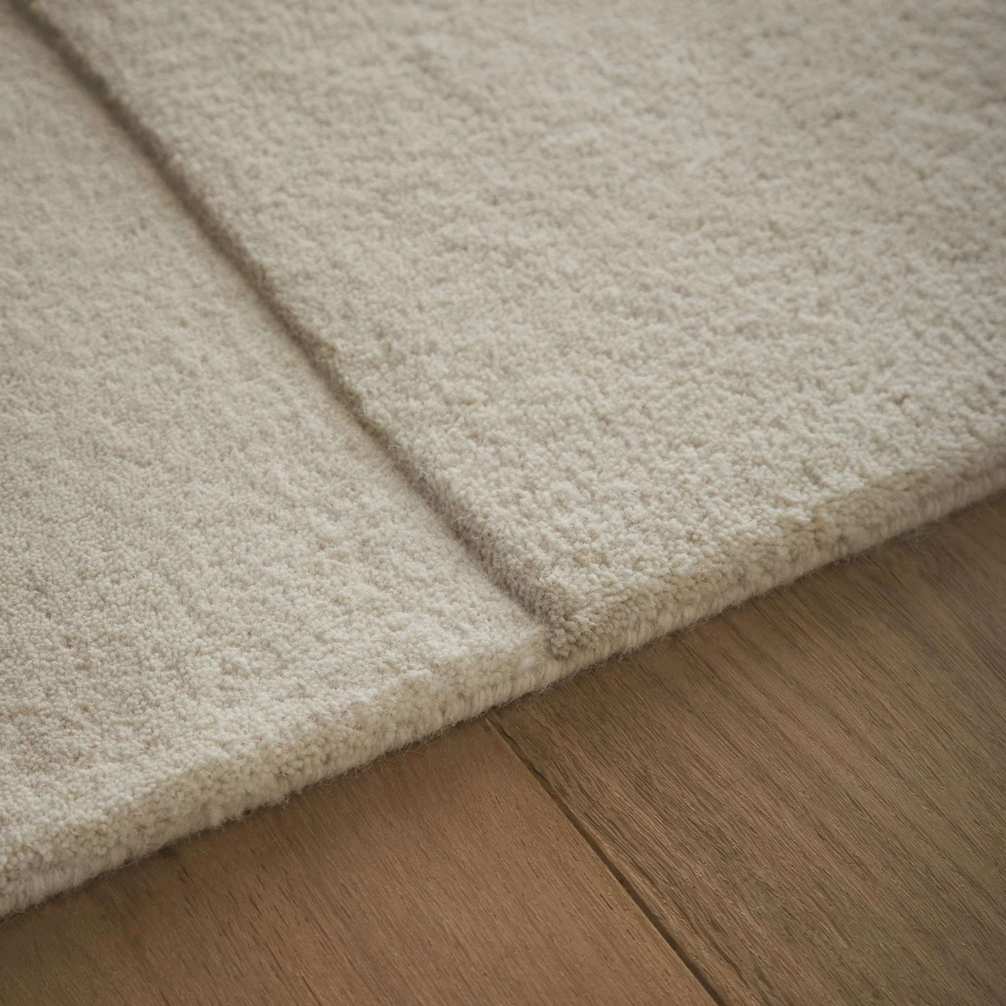 Sculptured Wool Rug Rock Cream - Image 3