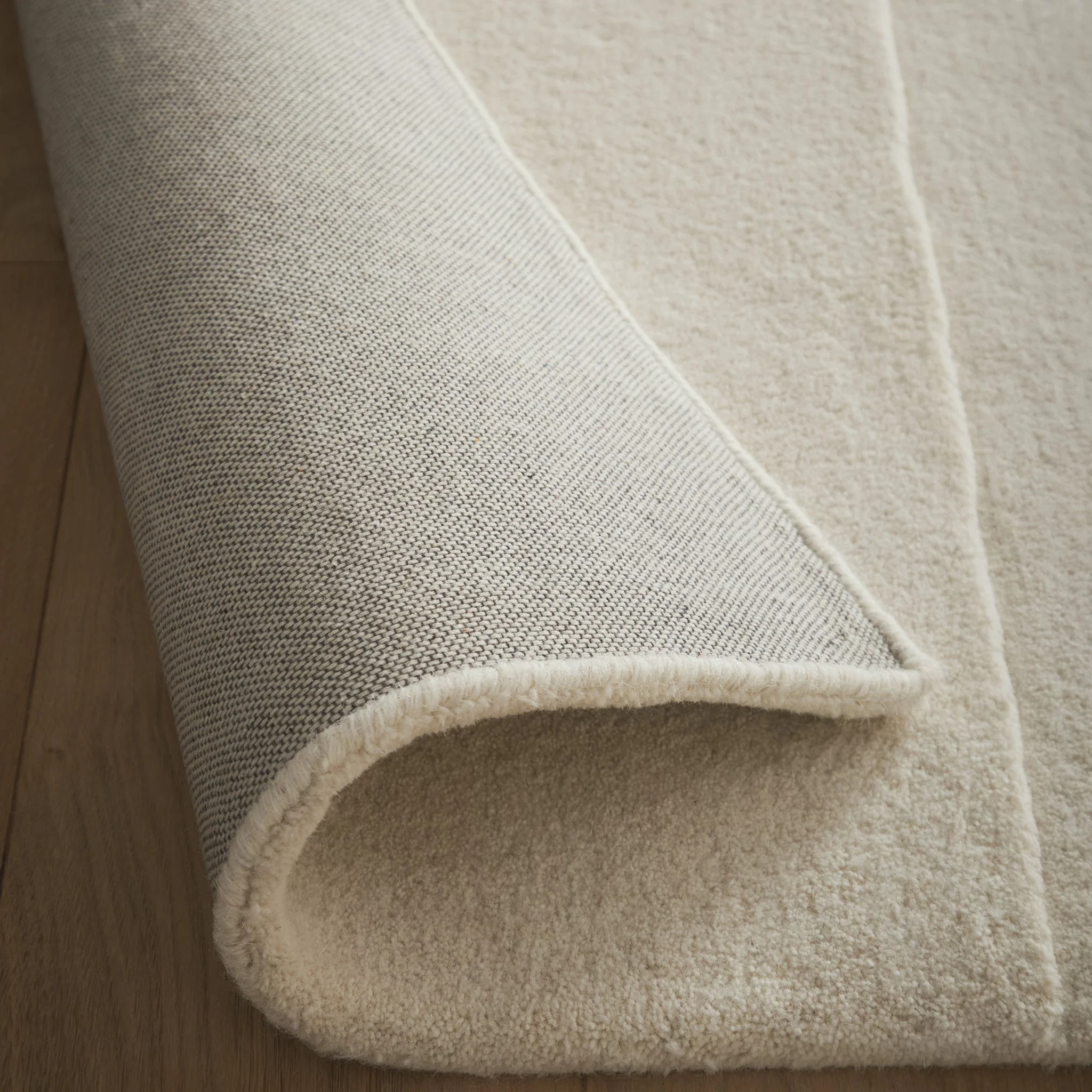 Sculptured Wool Rug Rock Cream - Image 5