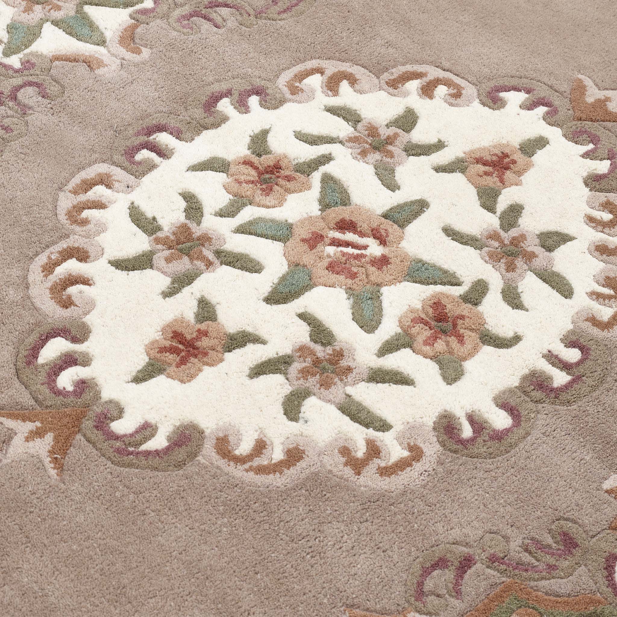 Shensi Aubusson Rug in Beige - Image 6
