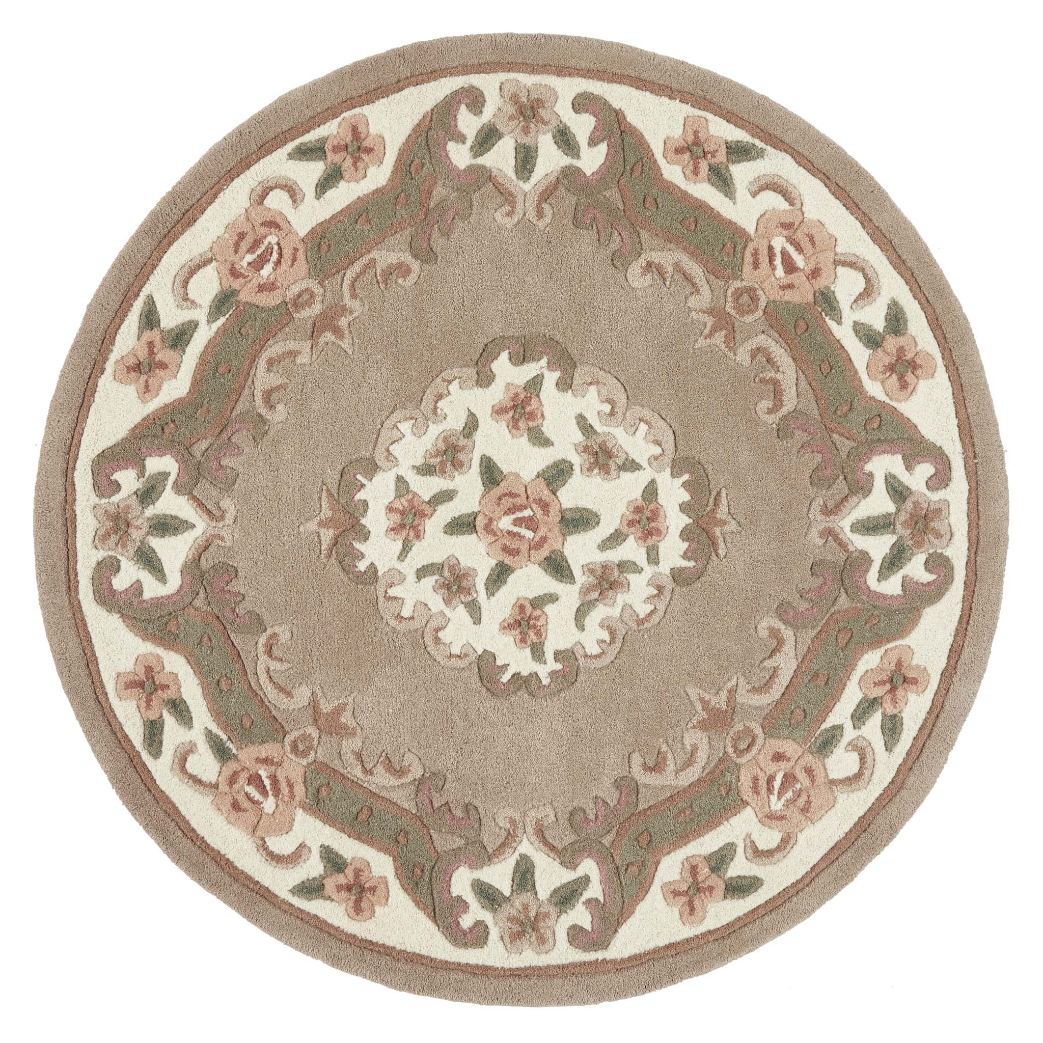 Shensi Aubusson Rug in Beige - Image 7